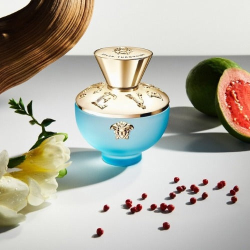 Buy original Versace Pour Femme Dylan Turquoise Eau De Toilette For Women 100ML at perfume24x7.com