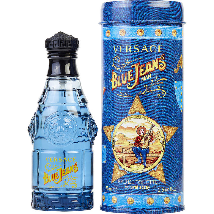 Versace Blue Jeans Eau de Toilette 2.5 oz 75 ml Men – Rafaelos