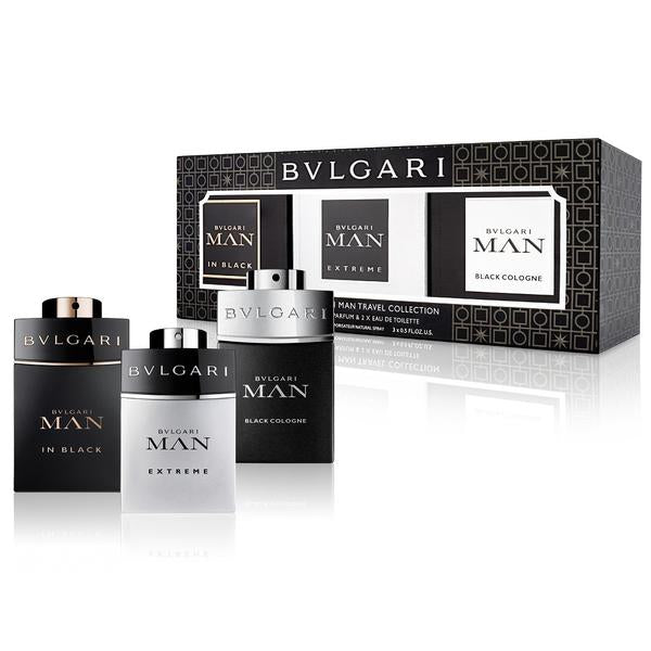 Bvlgari Man 3pc Miniature Travel Collection 45ml