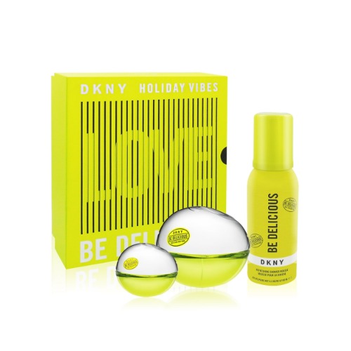 DKNY Be Delicious Eau De Parfum For Women 3pc Gift Set 107 ML