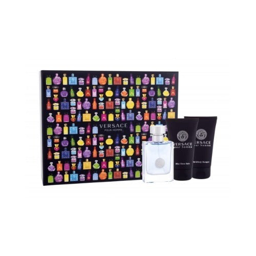 Buy Versace Pour Homme Eau De Toilette For Men 3 Piece Gift Set at perfume24x7.com