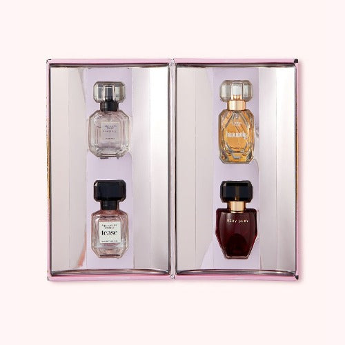 Buy original Victoria's Secret Deluxe 4pc Eau De Parfum Miniature Spray Gift Set 30ML only at perfume24x7.com